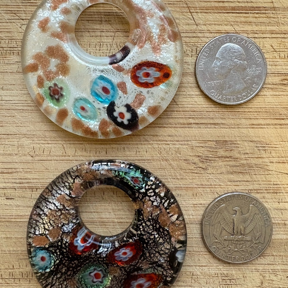 Colorful Glass Pendant Set